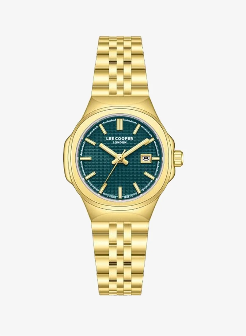Lee Cooper Women's Metal DATE Watch LC08394.190 - 30 mm