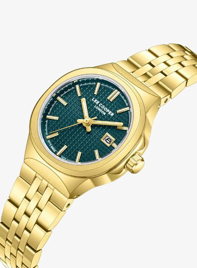 Lee Cooper Women's Metal DATE Watch LC08394.190 - 30 mm