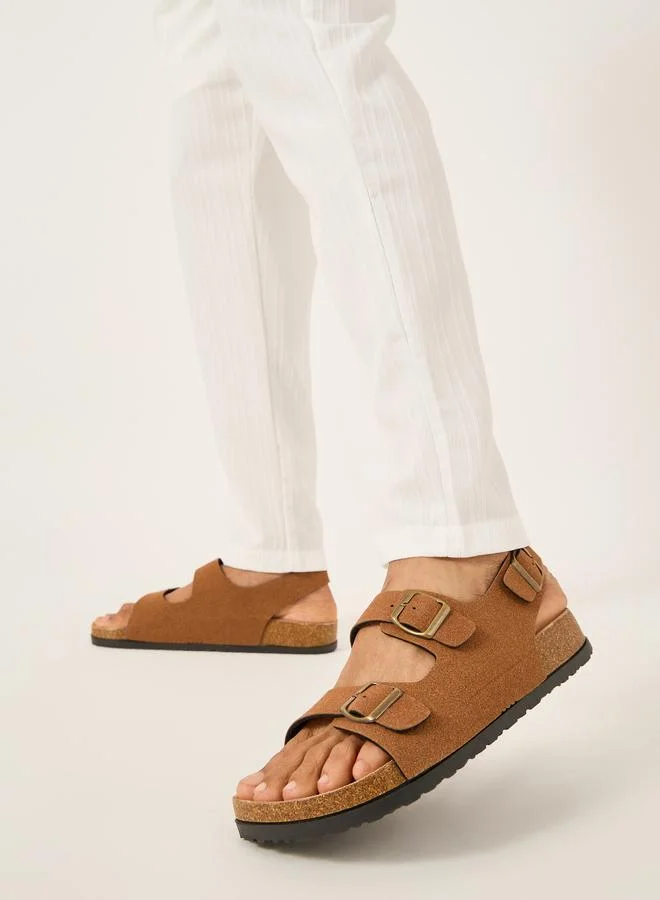 Styli Styli Platform Sole Slingback Strap Sandals