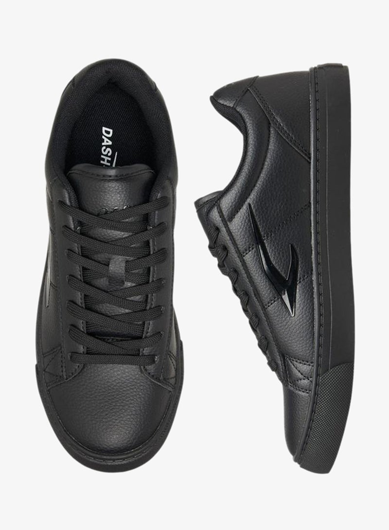 Dash Solid Lace-Up Sports Shoes - Image 3