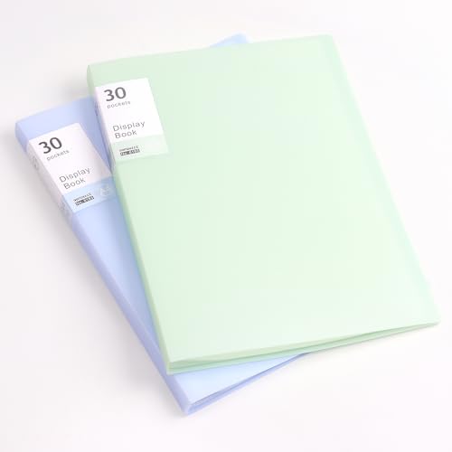 Tamaki Portfolio Binder with Plastic Sleeves, Pocket Portfolio Folder with Clear Sheet Protectors, Display 60 Pages Book, Presentation Book for Artwork, Document Organizer, 1 Pack (Green) - Image 5