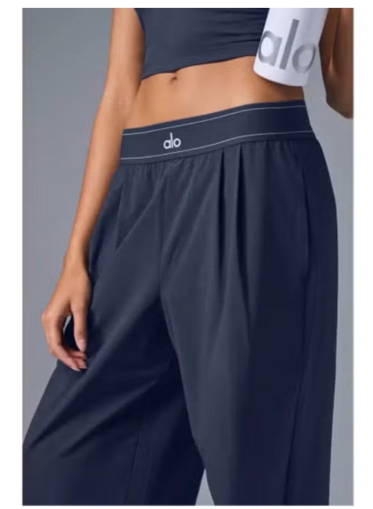 ألو اليوغا السراويل عالية الخصر واسعة الساق - Image 1