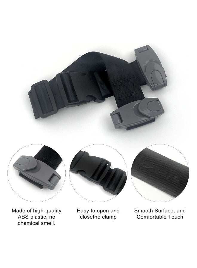Generic Kids Seat Belt Adjuster Car Seatbelt Adjuster with Clip and Position Belt Strap for Kids Protect Shoulder and Neck Seat Belt Adjuster for Kids Short Adults  - Image 4