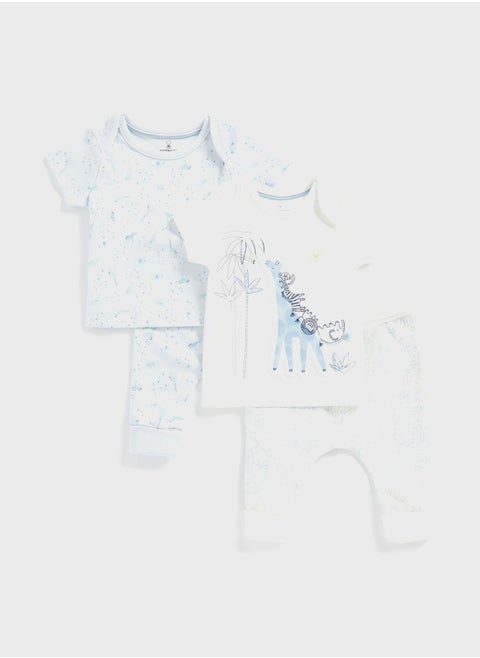 My First Safari T-Shirts and Joggers - 4 Piece