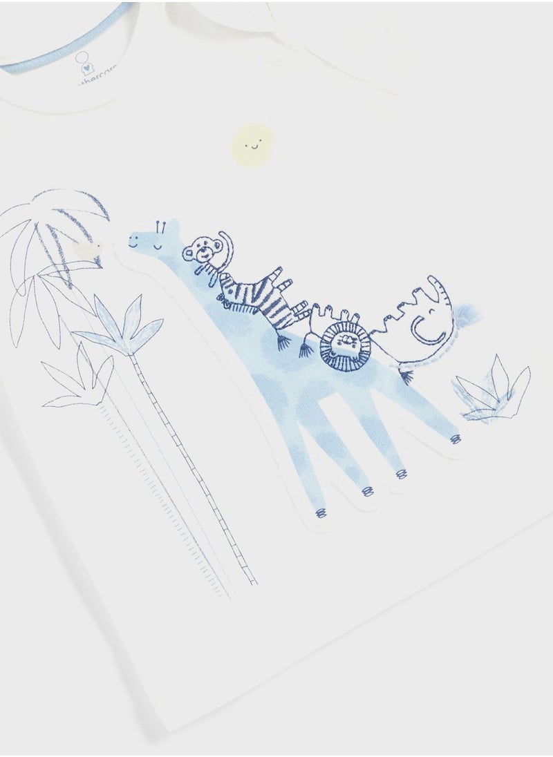 mothercare - My First Safari T-Shirts and Joggers - 4 Piece - Image 1