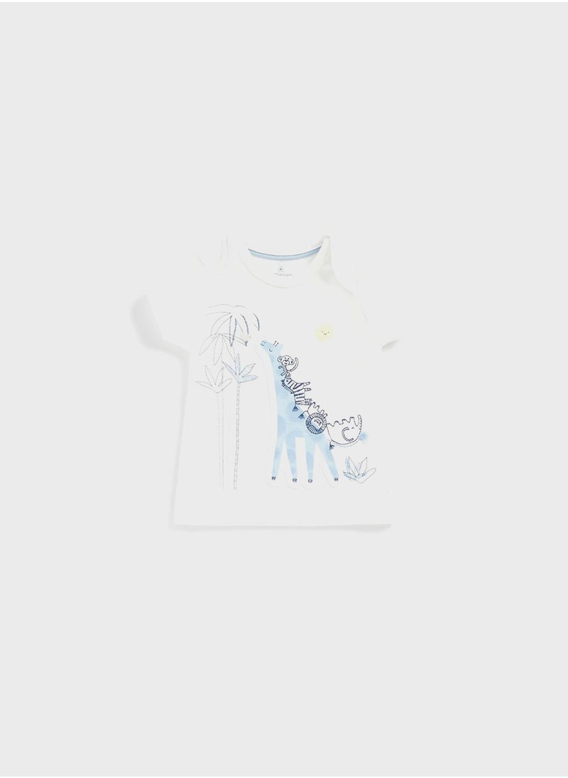 mothercare - My First Safari T-Shirts and Joggers - 4 Piece - Image 1