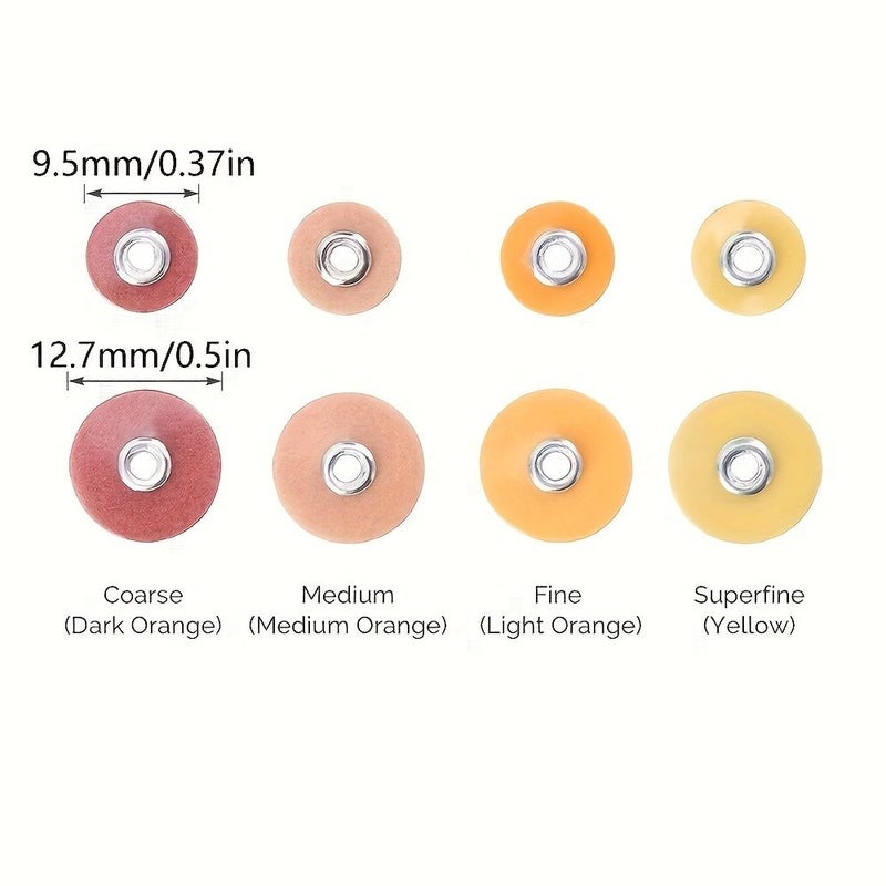 30 Ultra Thin Polishing Discs 9.5mm 4 Grit Options for Jade Ceramics - Image 2