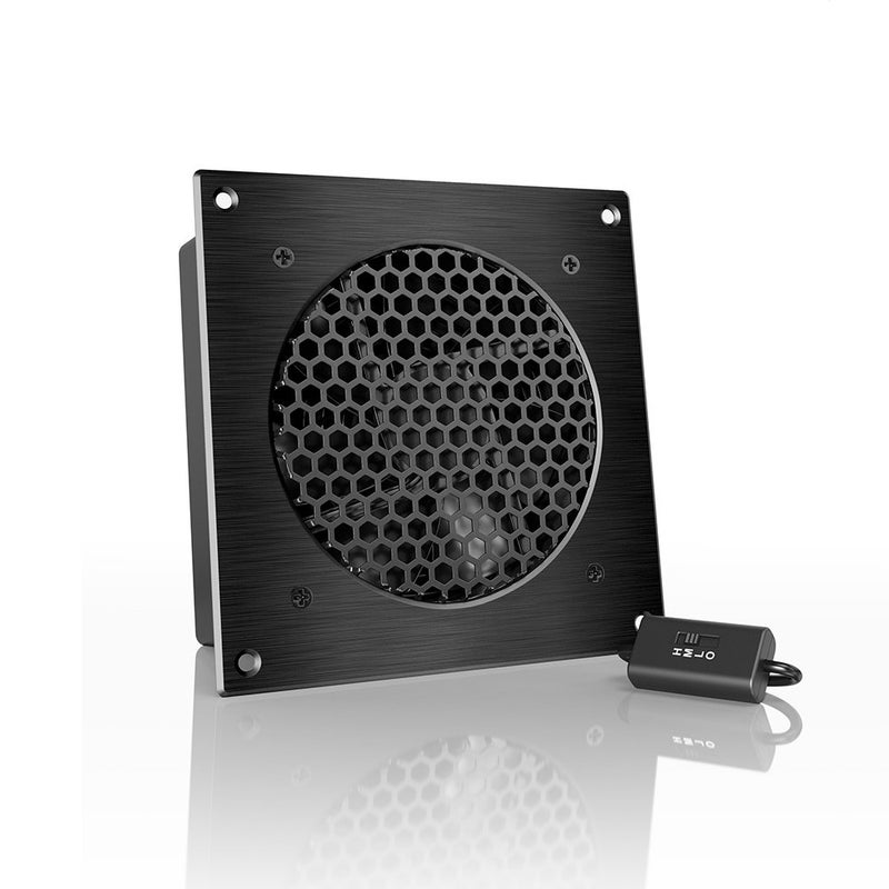 AC Infinity AIRPLATE S3, Quiet Cooling Fan System 6" with Speed Control, for Home Theater AV Cabinets - Image 1