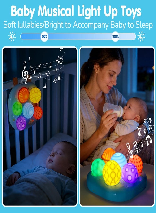Tsomtto Baby Sensory Balls Toys 6-12 12-18 Months Toddlers 1-3, Infant Musical Light Up Learning 3-6 7 8 9 Months, Textured Soft Ball Sleep Tummy Time Motor Skills Montessori 1 2 3 Year Old Boy Girl Gift - Image 3
