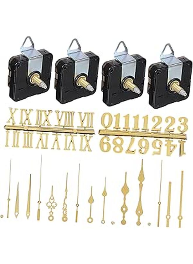 Precision Clock Mechanism Replacement Kit Battery Operated DIY Repair White - Image 1
