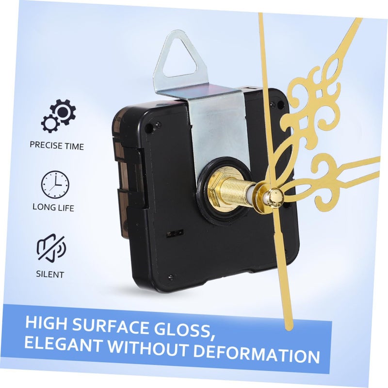 Precision Clock Mechanism Replacement Kit Battery Operated DIY Repair White - Image 4
