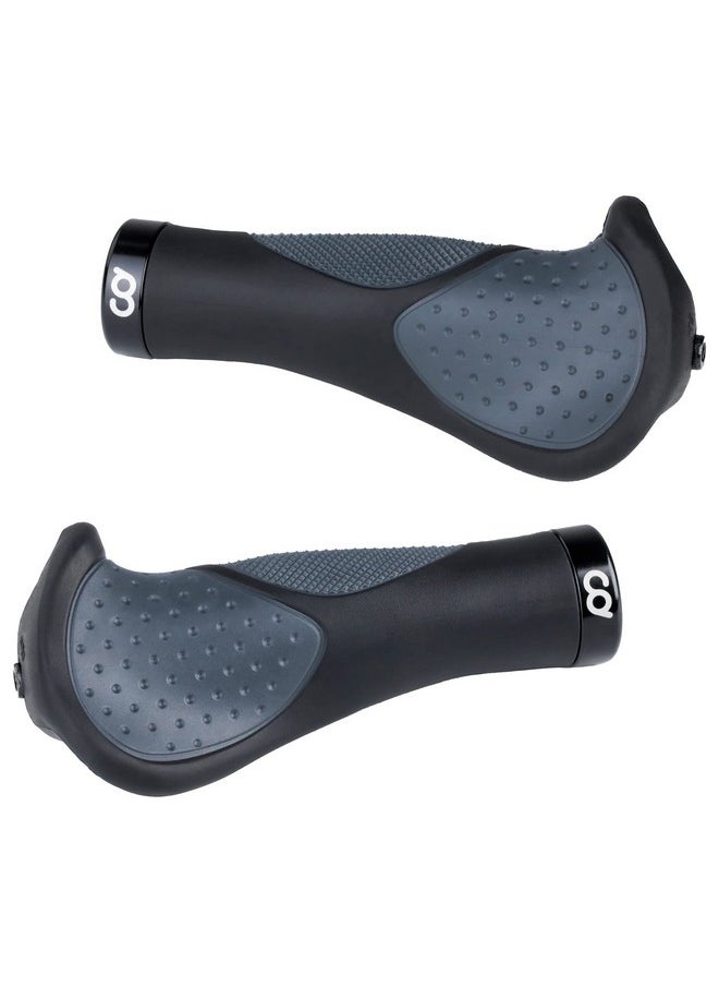 CyclingDeal - Mountain Bike Bicycle Handlebar Grips With Specialized Ergonomic & Anti Slip Design For Mtb & Hybrid Bikes 1 Pair Of Soft Gel Grips - Image 1