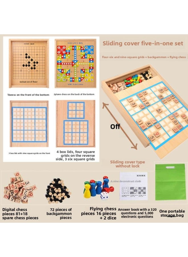 Toy Educational Board Game Sudoku Kidsren's Entry-Level 4-6-9 Years Old Nine-Square Chess Family Game Concentration Training Hot