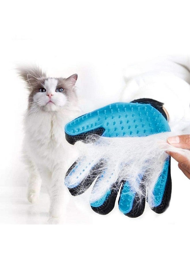 PET Dog Grooming Kit Nail Clippers With Filer Manual Toothbrush Kit Dog Plastic Slicker Brush With Press Key Pet Grooming Glove For Dog, Multicolor (Pack Of 7) - Image 2