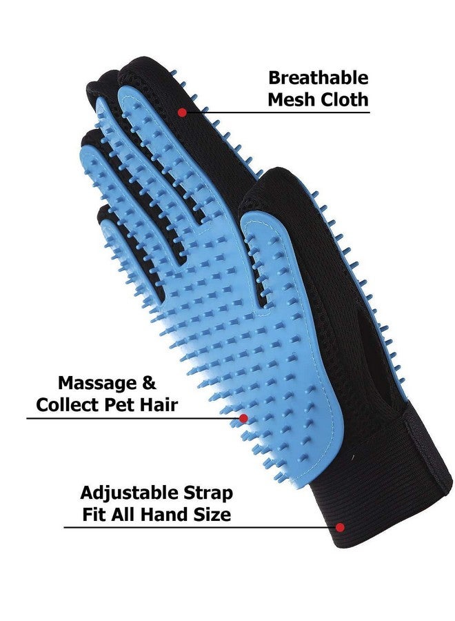 PET Dog Grooming Kit Nail Clippers With Filer Manual Toothbrush Kit Dog Plastic Slicker Brush With Press Key Pet Grooming Glove For Dog, Multicolor (Pack Of 7) - Image 3