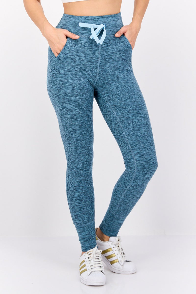 NINE WEST Women Sportswear Fit Training Leggings, Sage Green - Image 1