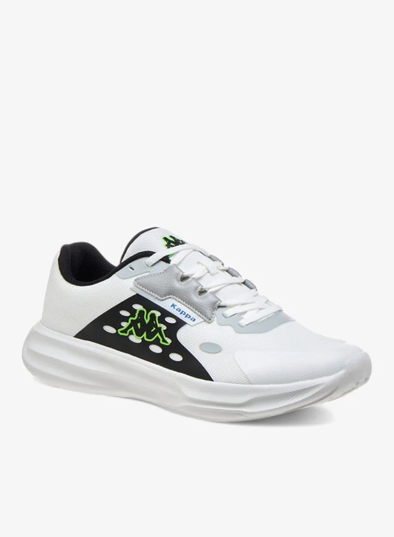 Kappa Men's Logo Print Sports Shoes with Lace-Up Closure