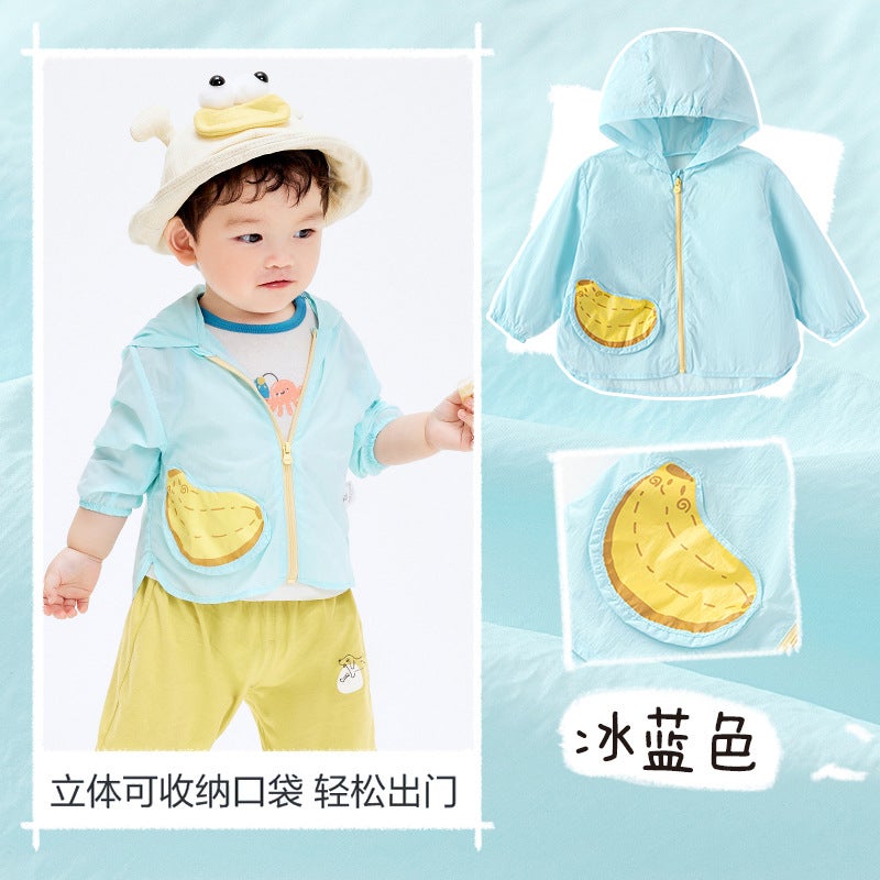 Kidsren'S Clothing 2025 Kidsren'S Summer Sun Protection Clothing For Boys And Girls, Fashionable, Light And Quick-Drying Storage Tops And Jackets - Image 1