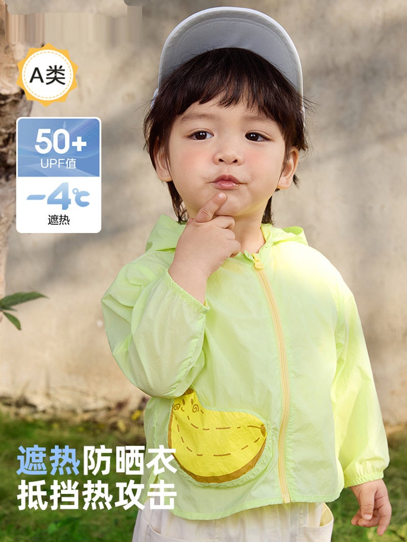 Kidsren'S Clothing 2025 Kidsren'S Summer Sun Protection Clothing For Boys And Girls, Fashionable, Light And Quick-Drying Storage Tops And Jackets - Image 2
