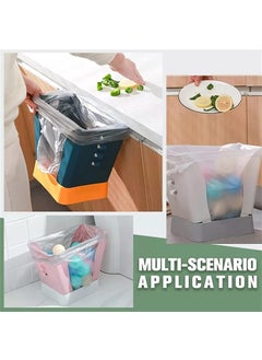 GTC GTC Foldable Trash Can Dustbin Wastebasket for Kitchen Cabinet, Picnic, Office, Bedroom or Work Space (TC-3003O) (Orange, 1)  - Image 4