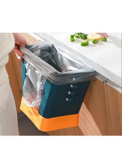 GTC GTC Foldable Trash Can Dustbin Wastebasket for Kitchen Cabinet, Picnic, Office, Bedroom or Work Space (TC-3003O) (Orange, 1)  - Image 1