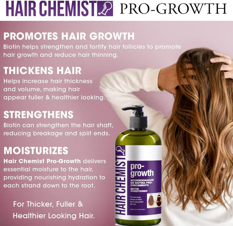 Hair Chemist Biotin ProGrowth Conditioner 338 oz  Conditioner for Thin Hair - Image 2