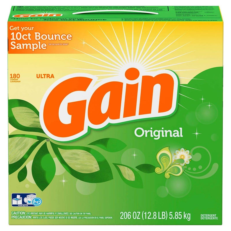 Gain Ultra Powder Laundry Detergent Original 206 oz 180 loads