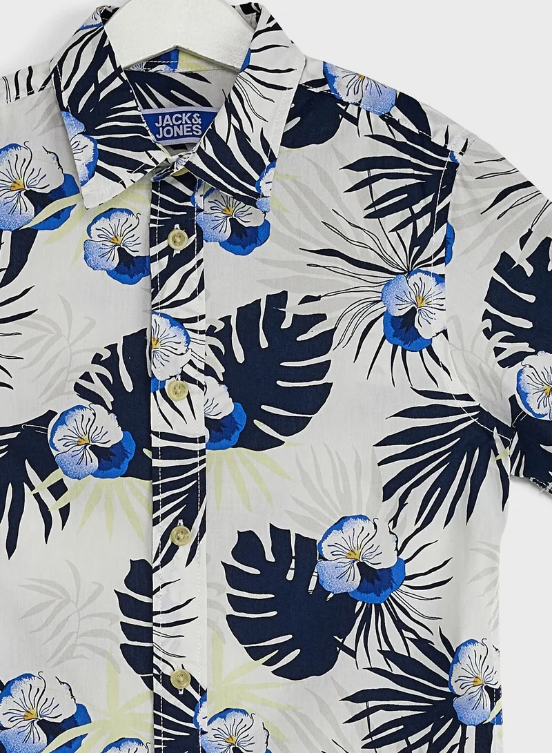 Jack & Jones Junior Kids Palm Tree  Shirt