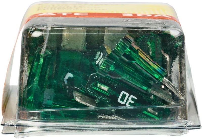 Bussmann (VP/ATC-30-RP) Green 30 Amp 32V Fast Acting ATC Blade Fuse, (Pack of 25) - Image 2