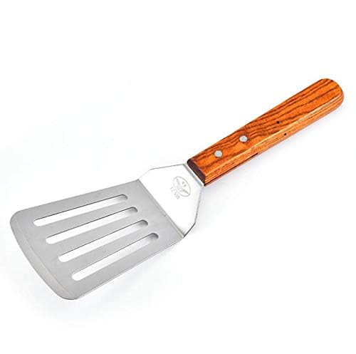 P-Plus International Turner Professional Grade Stainless Steel Spatula Set of 2 Perfect for Cast Iron Skillets and Flat Top Grills Turner E Big 32 cm + Small 30 cm - Image 5