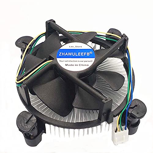 QUETTERLEE Replacement New CPU Cooling Fan with Heatsink for Intel LGA1150 LGA1151 LGA1155 LGA1156 Celeron/Pentium/i3/i5/i7 Processors Series Fan E97379-003 CNDP751K50 DTC-DAB16 DC12V 0.60A - Image 1