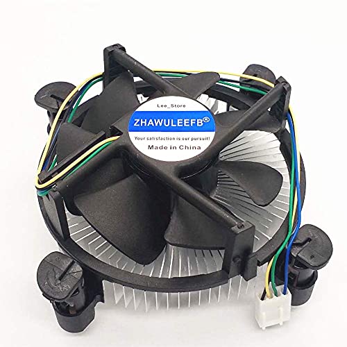 QUETTERLEE Replacement New CPU Cooling Fan with Heatsink for Intel LGA1150 LGA1151 LGA1155 LGA1156 Celeron/Pentium/i3/i5/i7 Processors Series Fan E97379-003 CNDP751K50 DTC-DAB16 DC12V 0.60A - Image 2