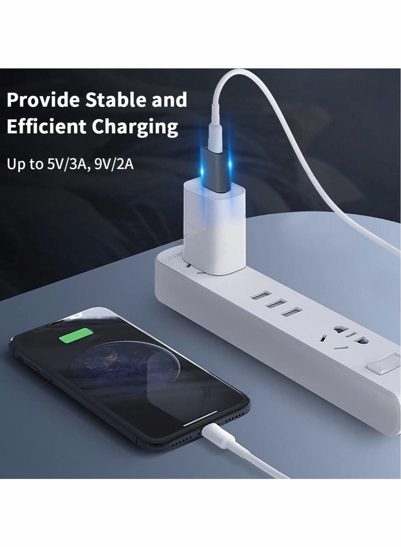 Excefore USB C Female to USB Male Adapter, 3.1 Gen2 USB to USB C Adapter, 10Gbps USB 3.1 Type C to Type A Charger Converter OTG Fast Charging Compatible with iPhone, MacBook, Samsung Galaxy, 2Pack - Image 5