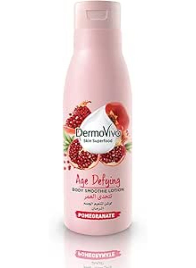 DermoViva Age Defying Body Lotion 400ml | Enriched With Pomegranate & Chamomile | Natural Moisturizer | For Youthful Skin - Image 1