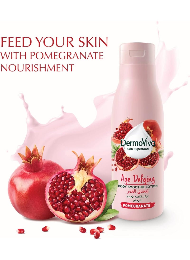 DermoViva Age Defying Body Lotion 400ml | Enriched With Pomegranate & Chamomile | Natural Moisturizer | For Youthful Skin - Image 2