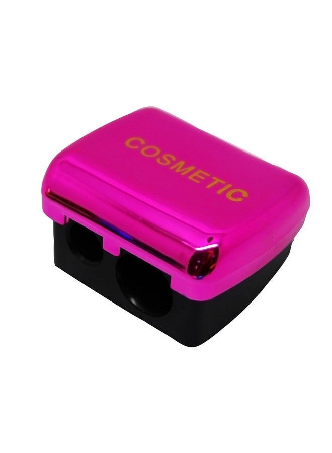 EMILYSTORES 2In1 Makeup Cosmetics Pencil Sharpener 2 Pcs Pink Color - Image 1