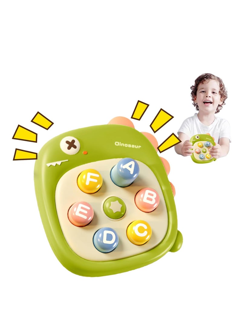 YelaJoy Handheld Pop Game Sensory Toys, Mini Dinosaur Whack A Mole Game Toy for 3 4 5 6 Girls Kids Boys Toddlers Adults, Gifts for Kids - Image 1