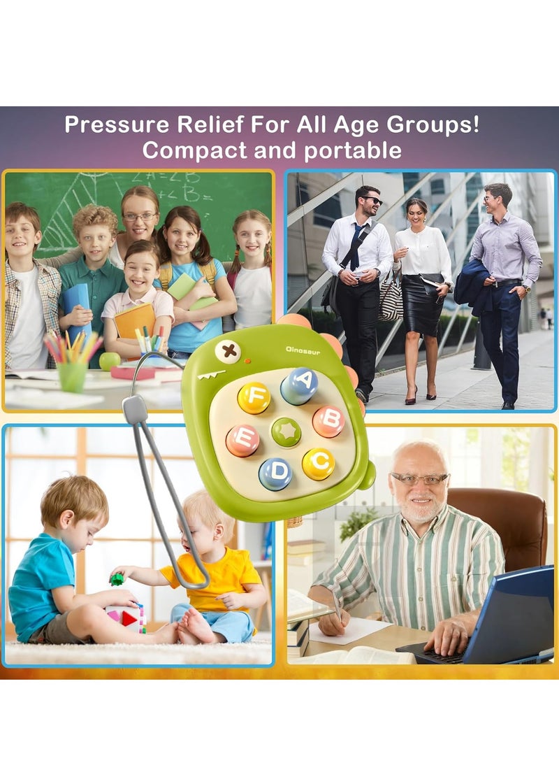 YelaJoy Handheld Pop Game Sensory Toys, Mini Dinosaur Whack A Mole Game Toy for 3 4 5 6 Girls Kids Boys Toddlers Adults, Gifts for Kids - Image 5