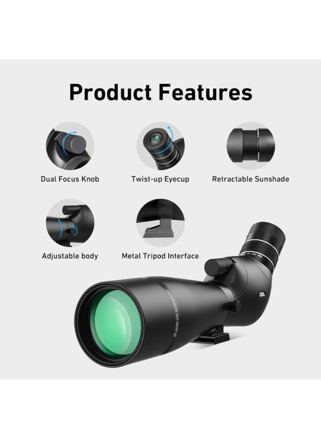 Telescope HD Spotting Scope Monocular Telescope Waterproof Telescope Zoom Monocular Telescope for Birding Unisex - pzsku/ZDFD5E132253B791055C4Z/45/_/1703830623/008e16ca-6eca-49a4-aeff-6931ef999d5c