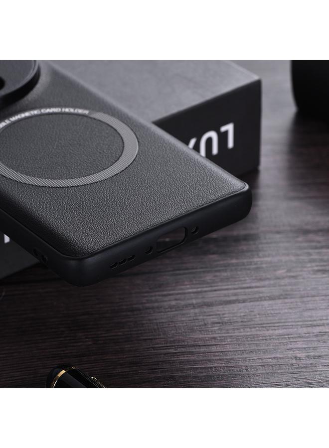 اس-توب جراب هاتف Realme 12 Pro PU MagSafe المغناطيسي - Image 4