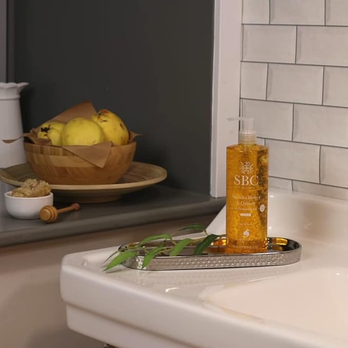 SBC Skincare Manuka Honey Quince Hand Wash 500ml Luxurious Hand Wash For All The Family Moisturising Hand Soap Hand Wash For Dry Or Irritated Skin - Image 2