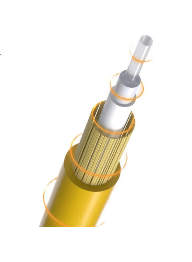 Suhao Telecommunication Grade Fiber Optic Patch Cord Sc-Sc Single Mode Single Core Lszh Fiber Optic Cable Single Mode Fiber Optic Patch Cord 3.0 Transceiver Tail Fiber Connection Cable 1M 3Scsc01 - Image 2