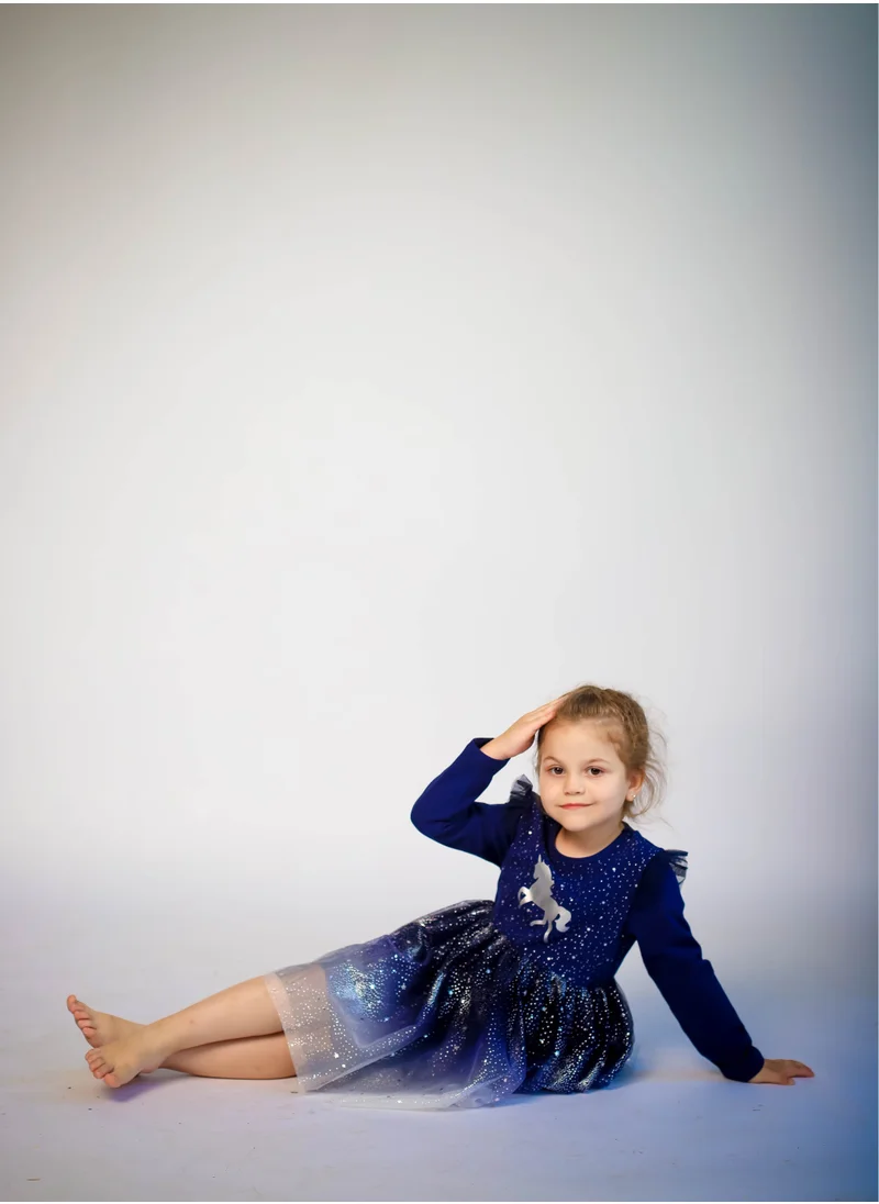 D'Daniela Unicorn Dark Blue with Stars