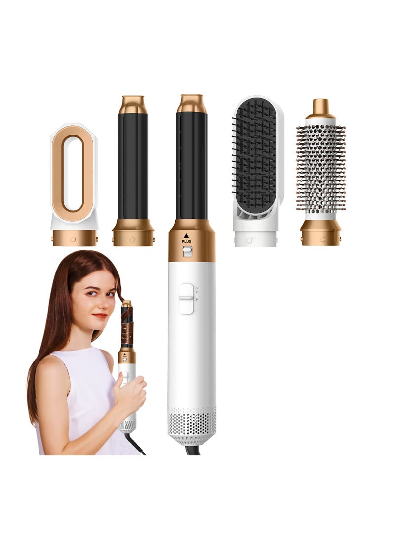 General - Multi-function hot air comb multi-head automatic curler blow 5-in-1 - Image 1