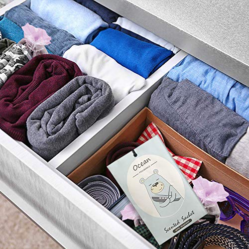 LIFFLY 14 Packs Ocean Scented Sachets Bag for Drawer and Closet Xmas Gift 15 Scents Optional - Image 4