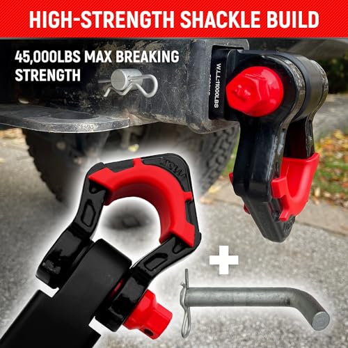 MiolleGear Shackle Hitch Receiver (Fits 2" Receivers) Best Towing Accessories for Trucks, Jeep, Toyota & More - Connect Your Miolle Tow Strap for Vehicle Recovery, Mounts to 2" Receiver Hitches - Image 2