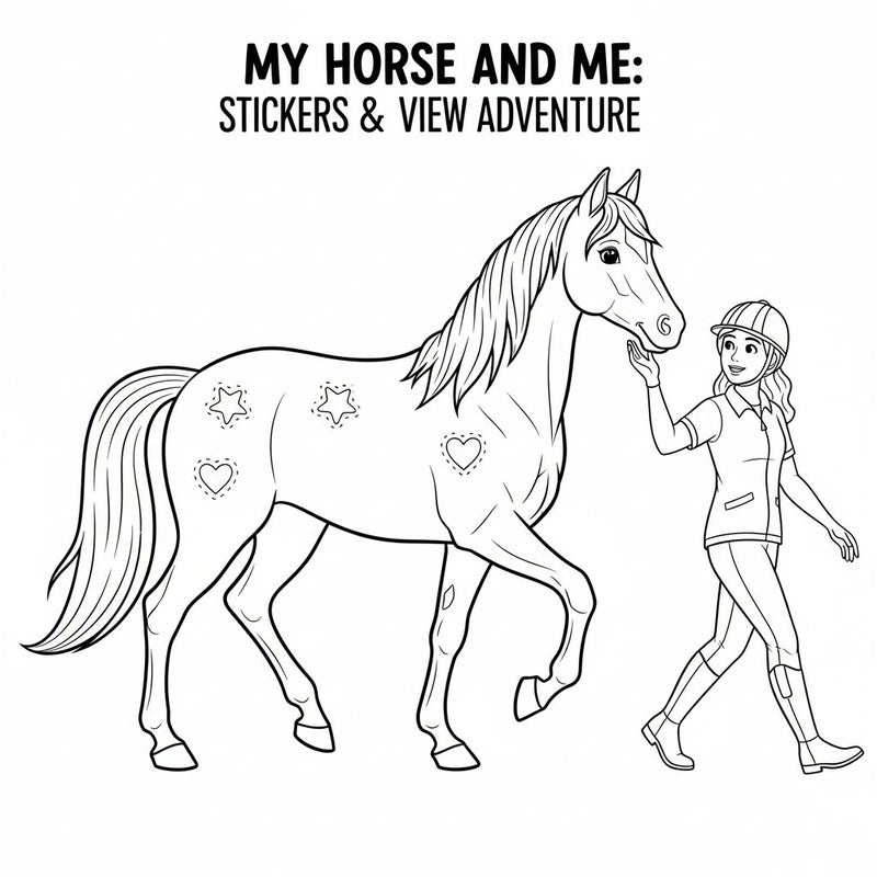general My Horse and Me Sticker & Coloring Activity Book for Children - Image 5