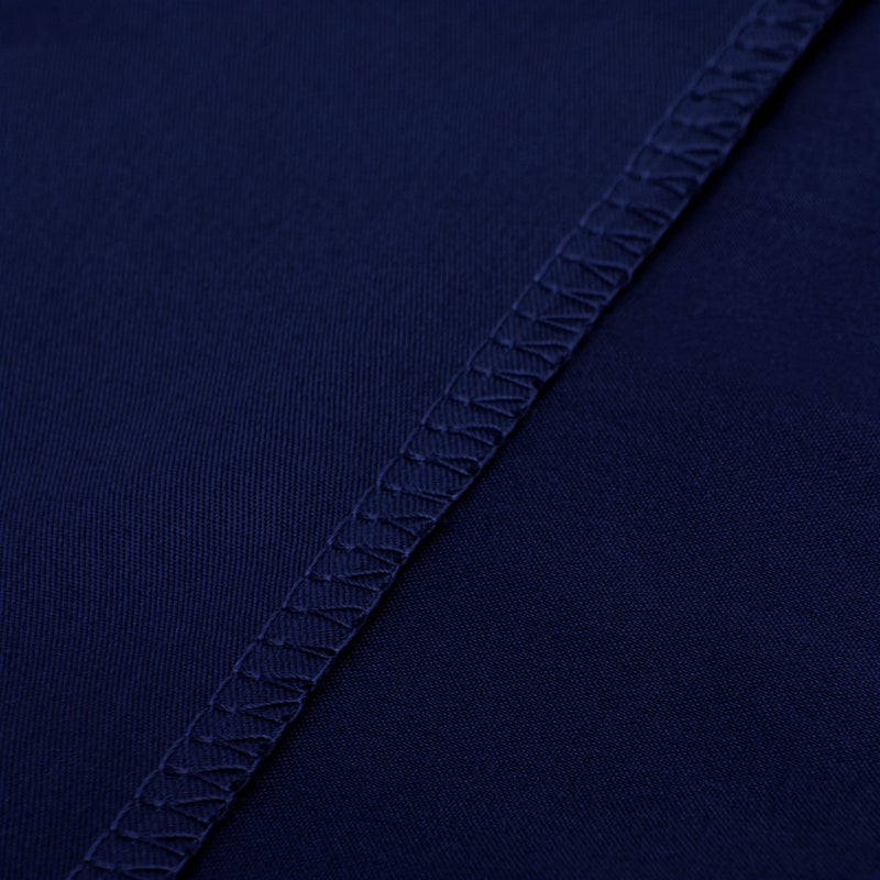 NTBAY Toddler Bedding Set - 4 Piece Soft and Breathable Crib Bedding Set for Boys and Girls, Includes Quilted Comforter, Fitted Sheet, Flat Top Sheet and Envelope Pillowcase, Navy Blue - Image 3