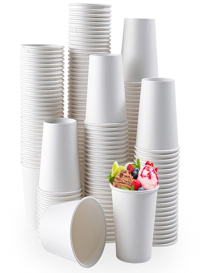 TV TOPVALUE 600 Pack 5 oz Paper Cups, Disposable Bathroom Mouthwash White Hot Drinking Cups for Home, School and Office - Image 1
