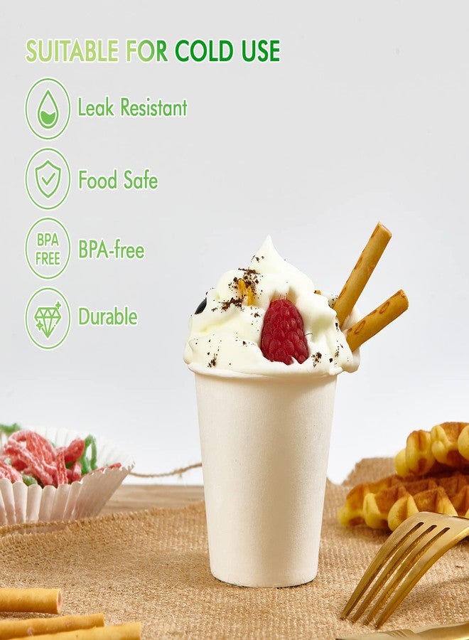 TV TOPVALUE 600 Pack 5 oz Paper Cups, Disposable Bathroom Mouthwash White Hot Drinking Cups for Home, School and Office - Image 5